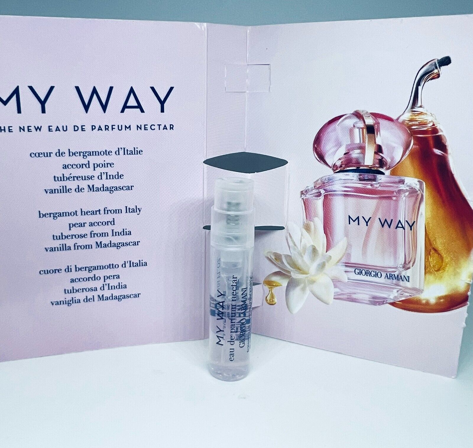 Giorgio Armani My Way Perfume Collection Sample Spray Vials 6pcs Set