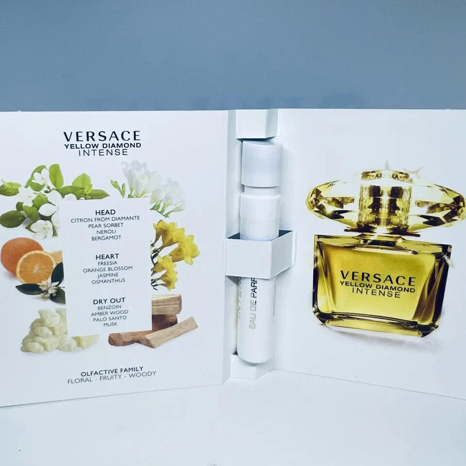 Versace Women Perfume Collection Sample Spray Vials 10Pc Set