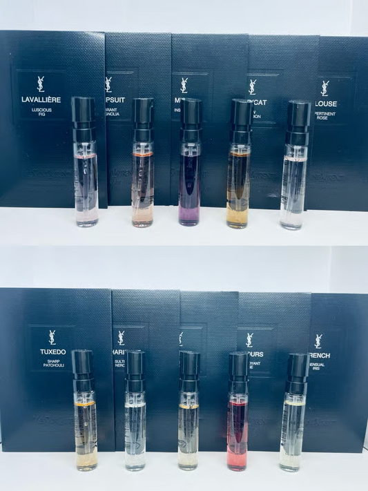 Yves Saint Laurent Le Vestiaire des Parfums Collection Sample Spray 10pc Set