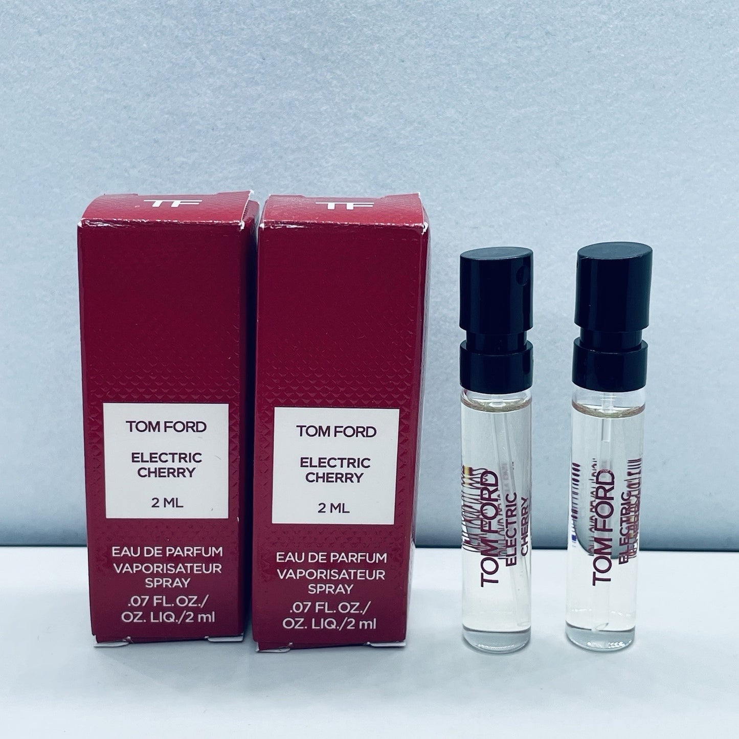 2 Tom Ford Electric Cherry Eau De Parfum Sample Spray 2ml/0.07oz