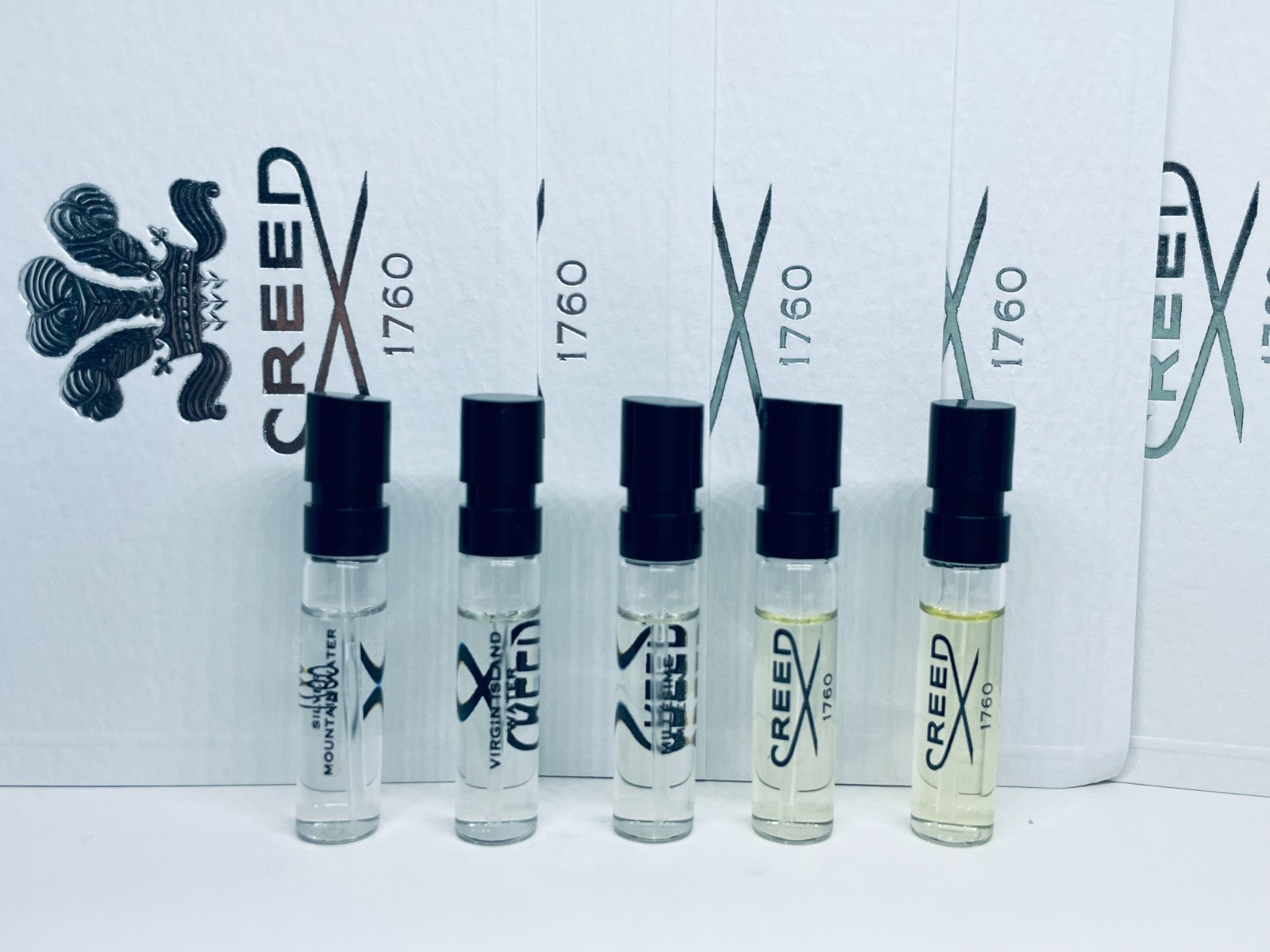 Creed Perfume Collection For Unisex Sample Spray 10pc Set
