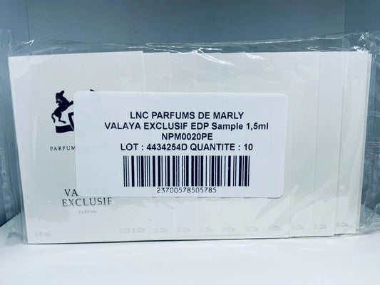 Parfums de Marly Valaya Exclusif EDP Perfume Sample Spray 1.5ml x 10 New Release