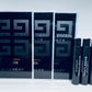 3 Givenchy Gentleman Socirty Extreme Eau de Parfum Samples Spray 1ml / 0.03oz