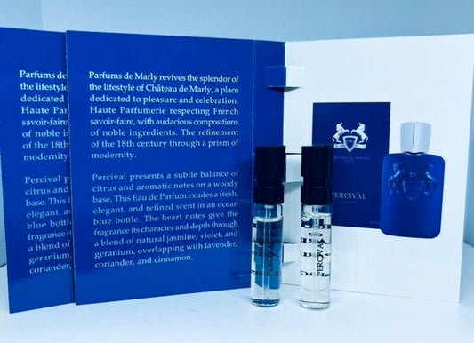 2Pc Parfums De Marly Perciva EDP Cologne Sample Spray 1.5ml