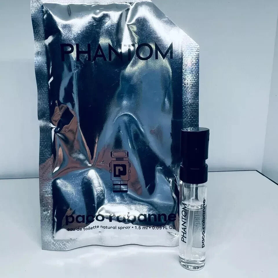 Paco Rabanne Perfume Collection For Men Sample Spray Vials 10pc Set