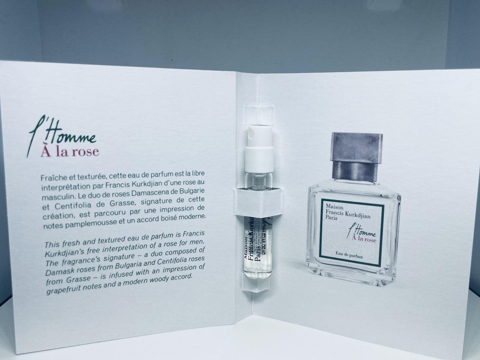Maison Francis Kurkdjian Men Perfume Collection Sample Spray 10pc Set