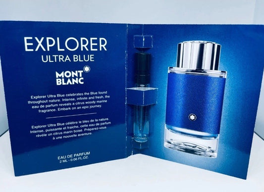 Montblanc Explorer Ultra Blue Eau de Parfum Sample Spray 2ml