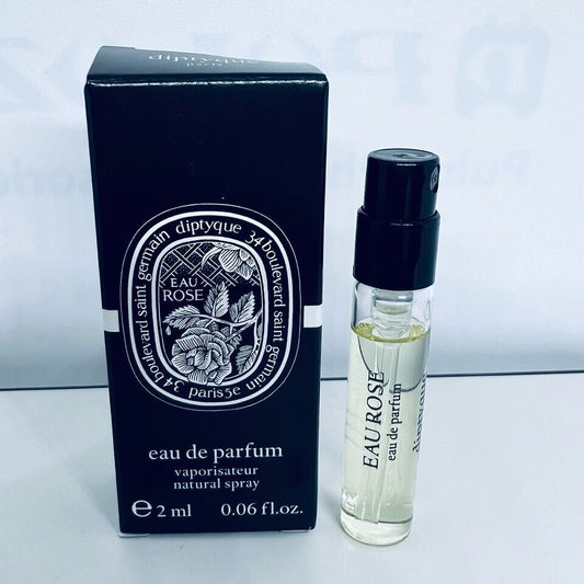 Diptyque Eau Rose Eau De Parfum Sample Spray 2 ml / 0.06 oz New In Box