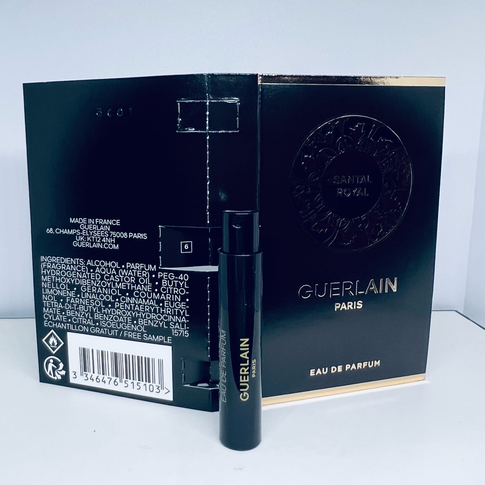 Les Absolus d'Orient Santal Royal EDP By Guerlain Sample Spray Vials 1ml/0.03oz