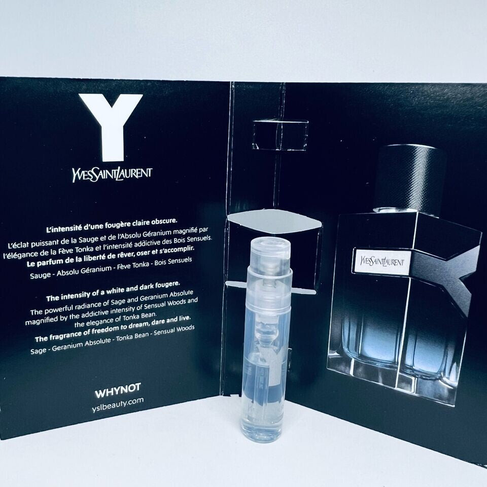 YSL  L’Homme Men Cologne Collection Sample Spray Vials 10pc Set