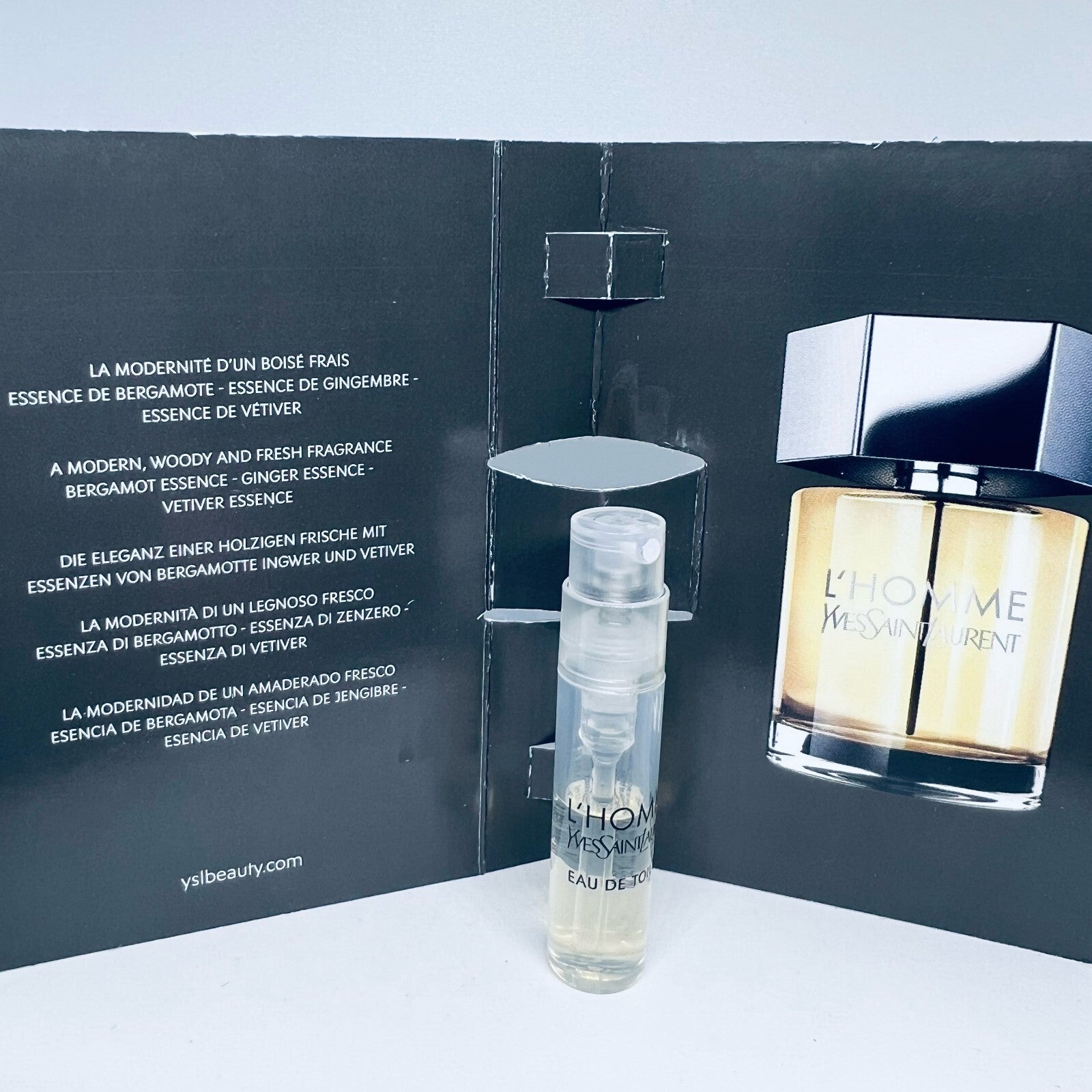 Yves Saint Laurent Cologne Collection Sample Spray Vials 1.2ml / 0.04oz 10pc Set