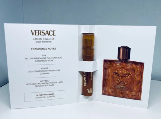 Versace Eros Najim Pour Homme Parfum Sample Spray 1ml