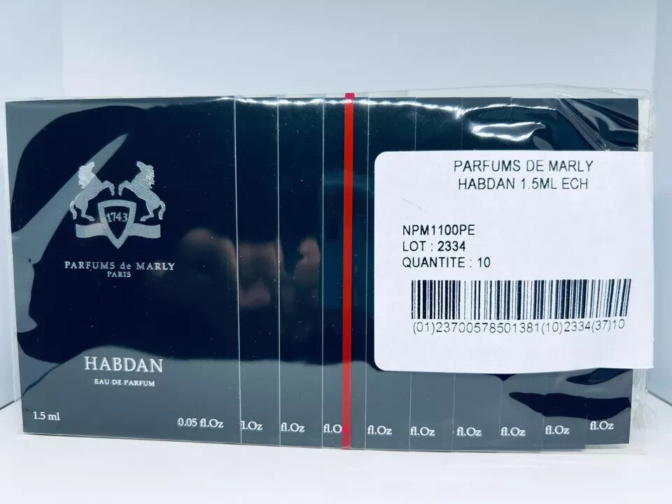 Parfums De Marly Habdan Eau de Parfum x 10 Sample Spray 1.5ml
