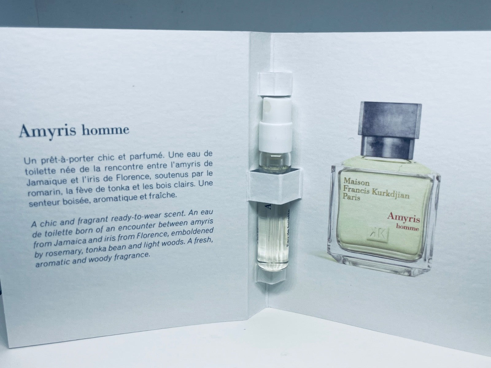 Maison Francis Kurkdjian Perfume Collection For Men Sample Spray 10pc Set 2ml