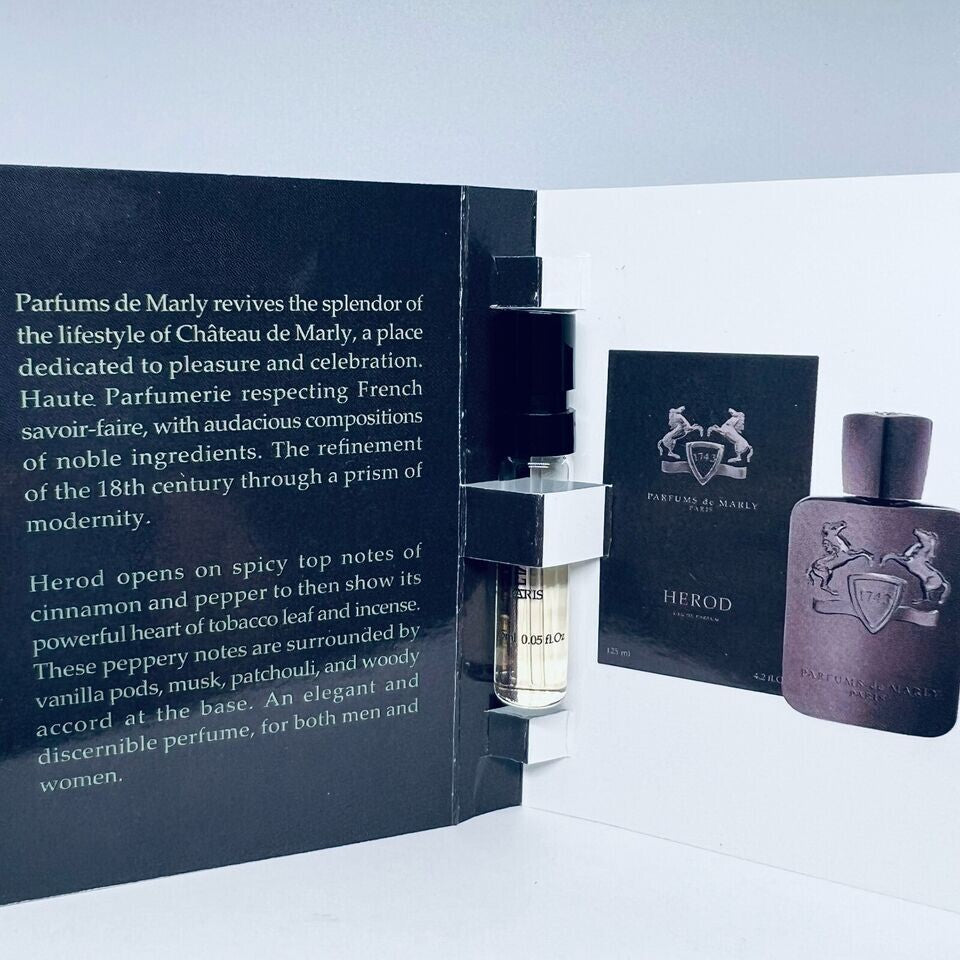 Parfums De Marly Cologne Collection For Men Sample Vials Spray 16pc Set