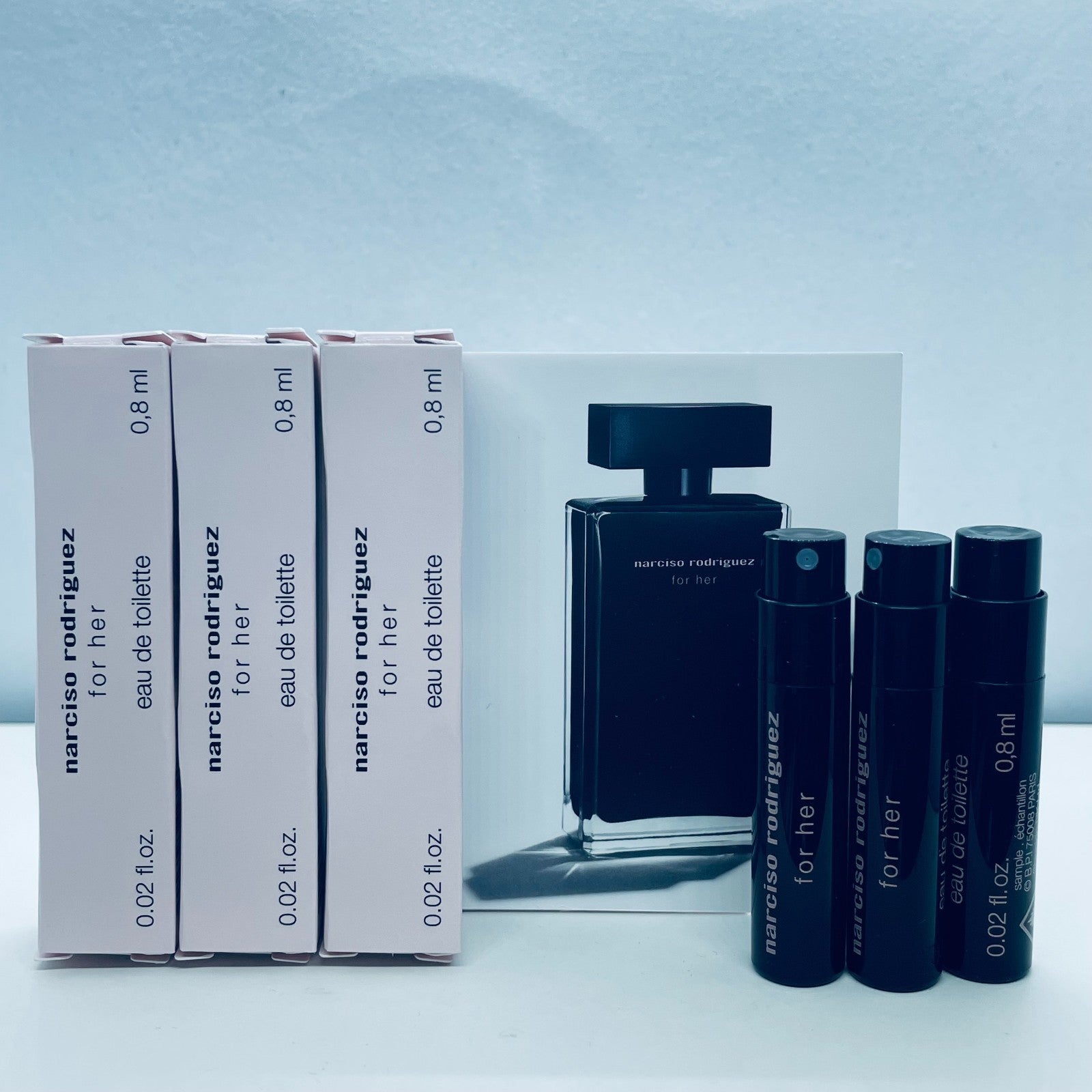 3 Narciso Rodriguez Perfume Sample Spray 0.6ml - 1ml -Choose Your Scents
