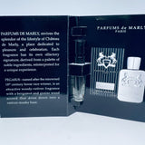 Pegasus By Parfums De Marly EDP Sample Vials Spray 0.05oz/1.5ml