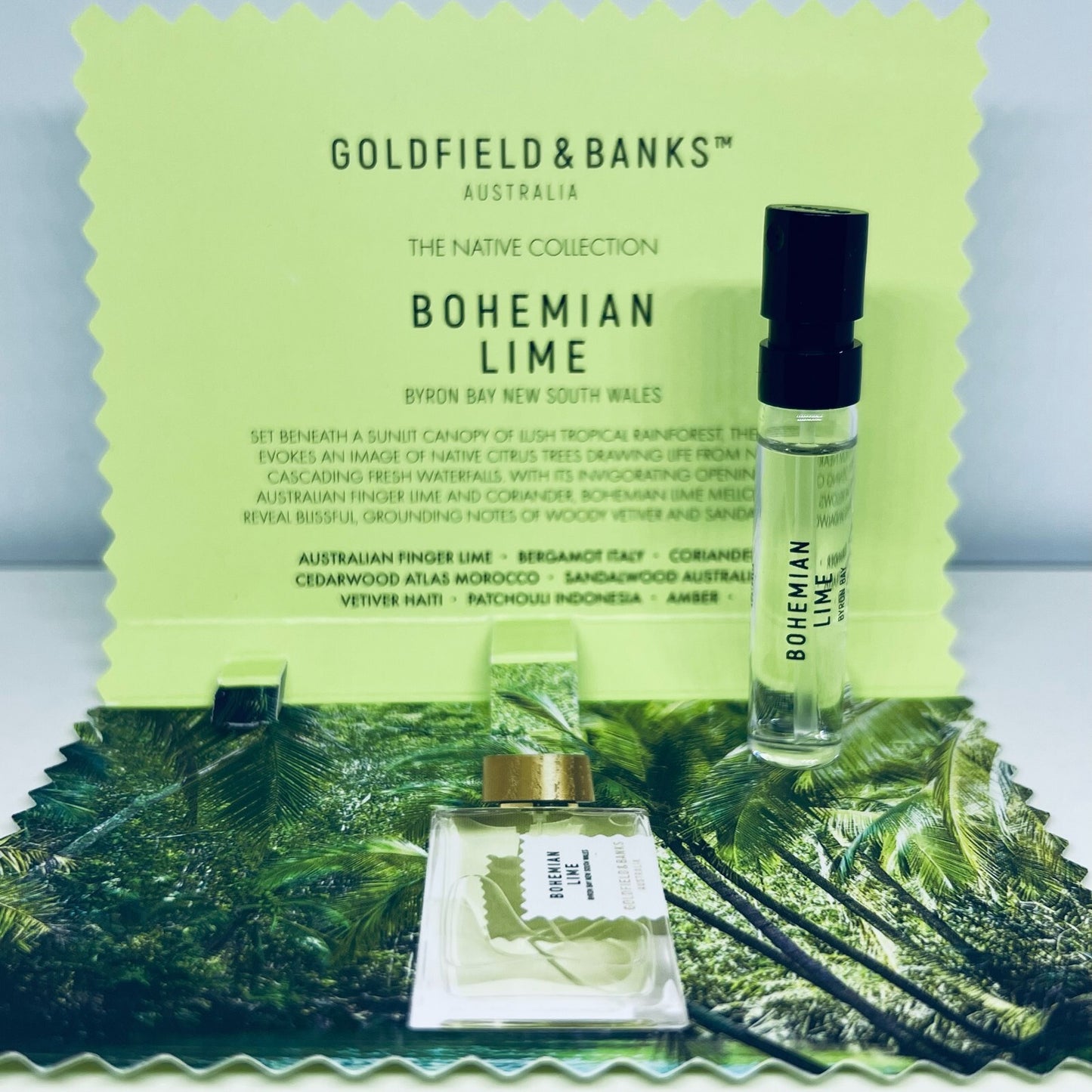 Goldfield & Banks Bohemian Lime Parfume Sample 2ml/0.06oz