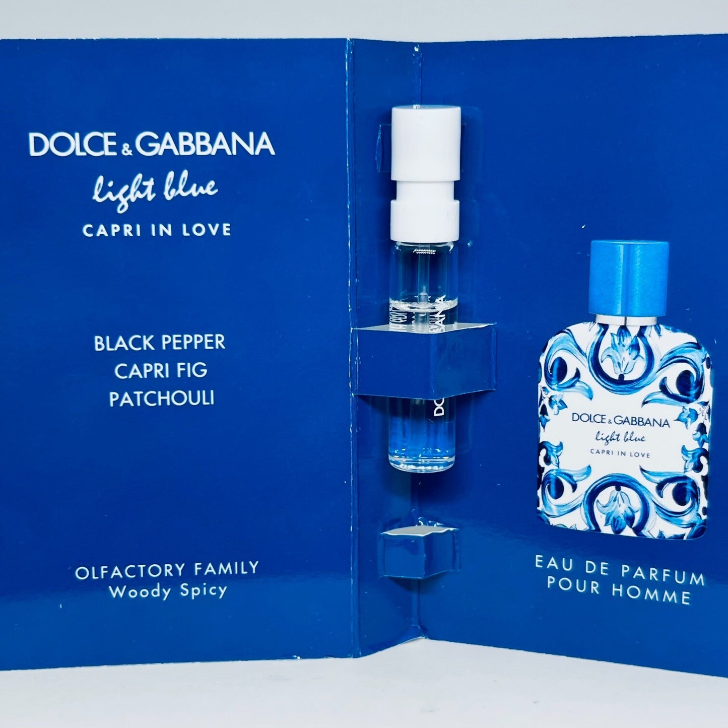 Dolce & Gabbana Light Blue Capri In Love Pour Homme Eau de Parfum Sample 1.5ml