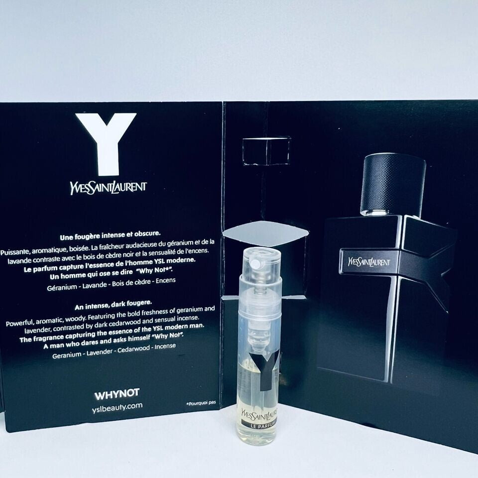 YSL  L’Homme Men Cologne Collection Sample Spray Vials 10pc Set