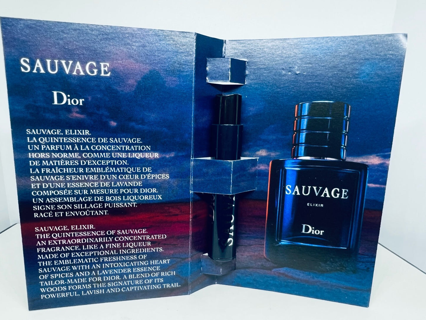 Dior Sauvage Cologne Collection For Men Sample Spray Vials 5pc Set