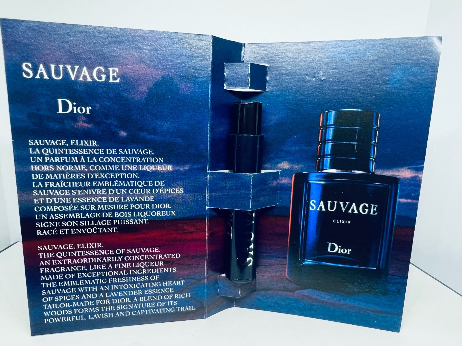 Dior Sauvage Cologne Collection For Men Sample Spray Vials 5pc Set