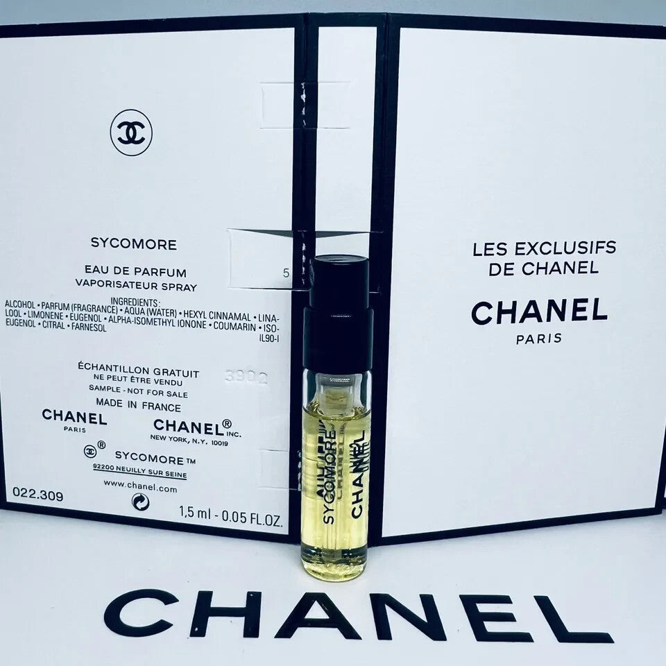 Chanel Les Exclusifs Sycomore Eau De Parfum Sample Spray 1.5ml / 0.05fl.oz