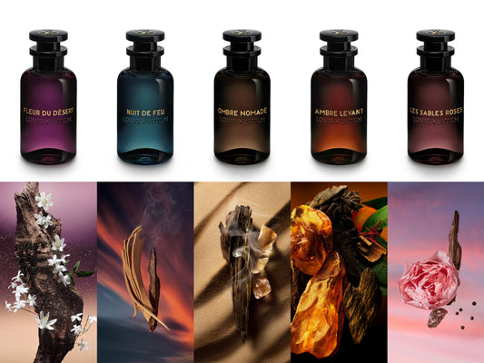 Louis Vuitton Oud Perfumes Collection 5Pc Set