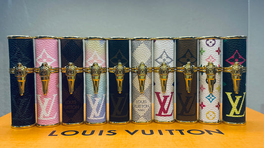 Luxury Leather Perfume Atomizer Travel Refillable 5ml