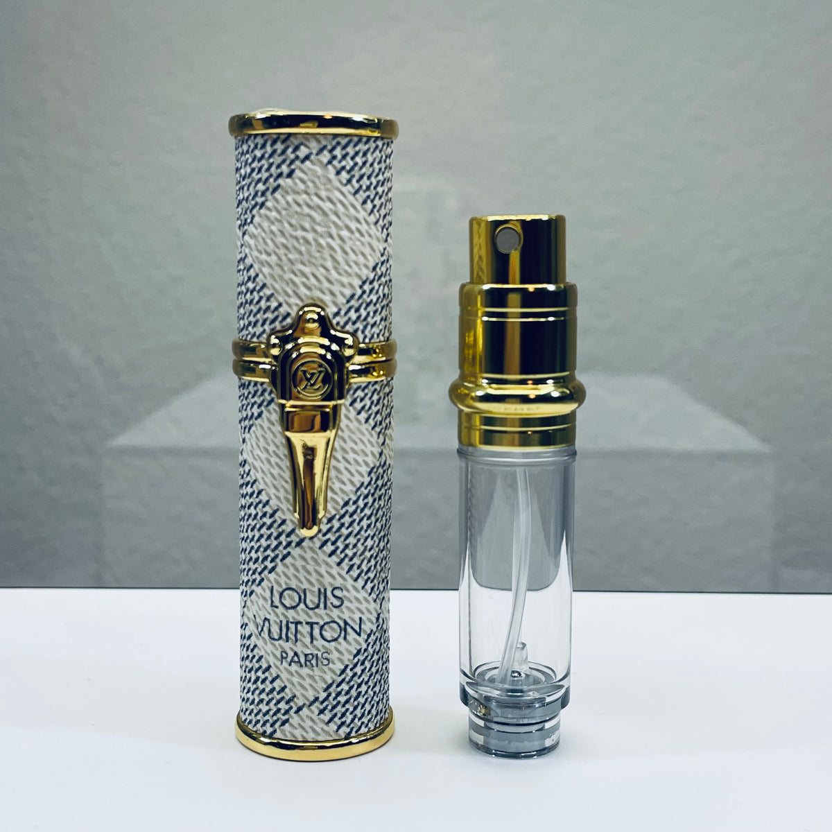 Luxury Leather Perfume Atomizer Travel Refillable 5ml