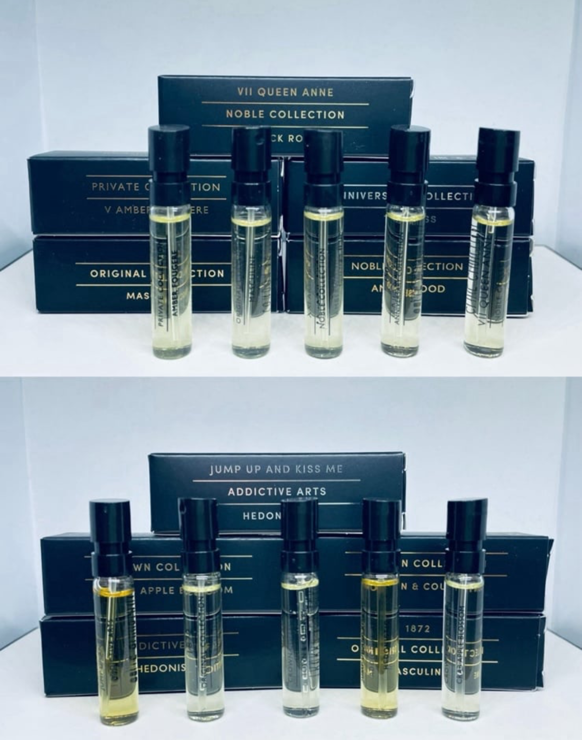 Clive Christian Parfume Collection For Men Sample Spray 10pc Set